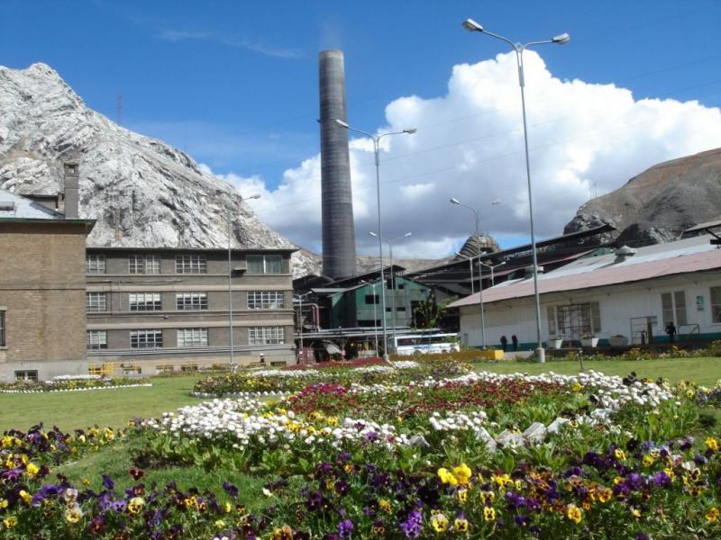 La Oroya, metallurgische Hauptstadt von Peru und Südamerika