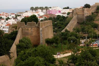 Kasteelmuren van Lagos (Algarve)
